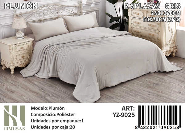 PLUMON SEMI ACOLCHADO IMUSSA KING 240X260CM - 1