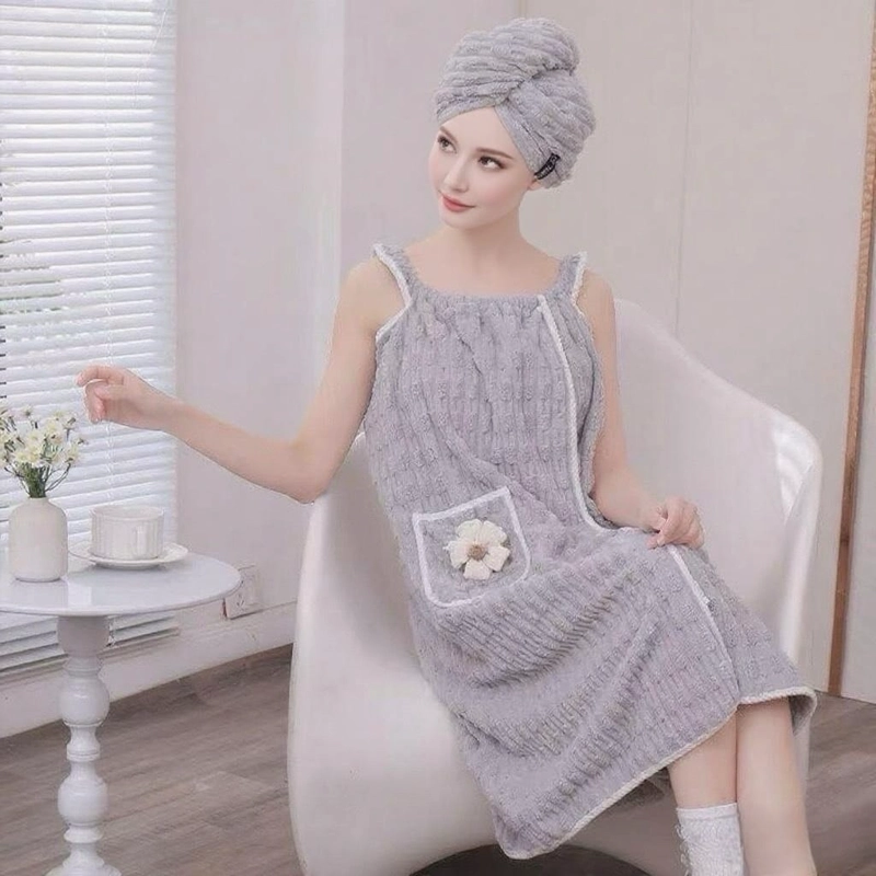 TOALLA BATA DE BAÑO PARA MUJER - 1