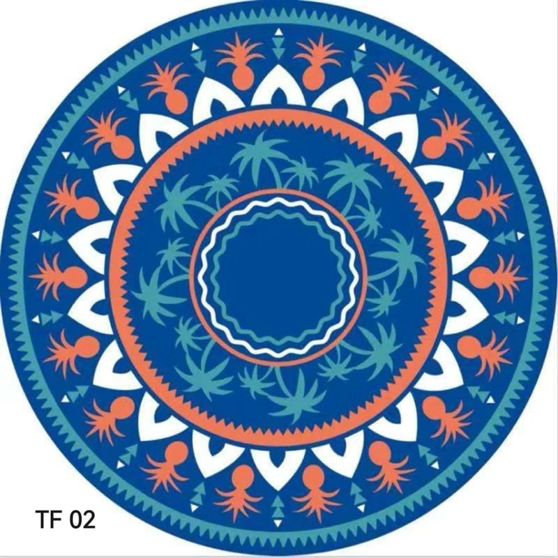 TOALLA REDONDA PLAYERA DISEÑOS VARIOS 150CM - 1