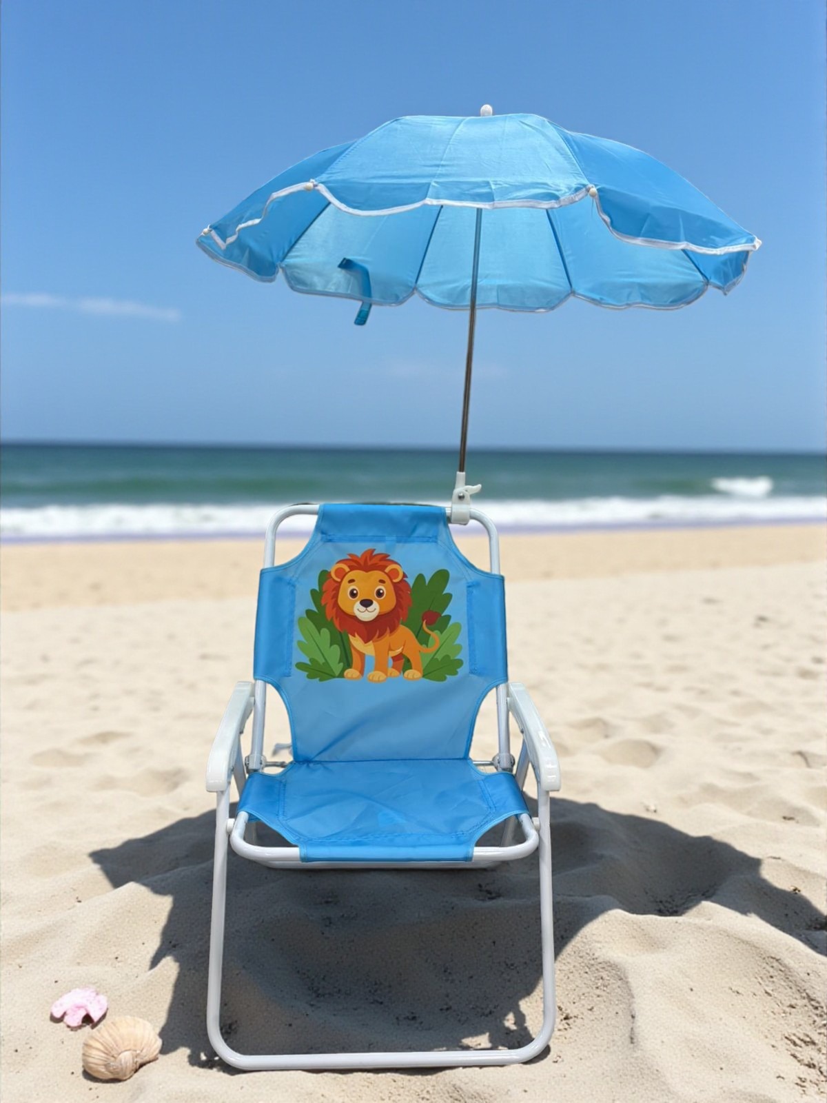 SILLA PLEGABLE CON QUITASOL CAMPING PARA NIÑOS - 1