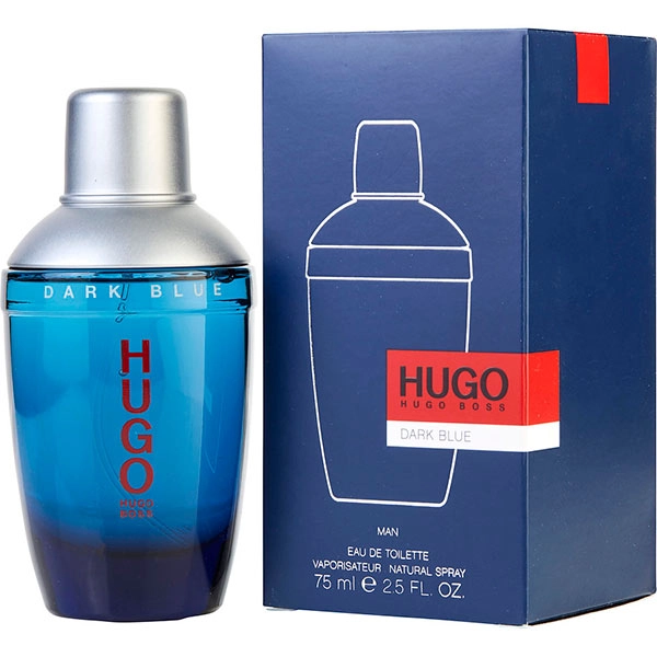 PERFUME DARK BLUE HUGO BOSS EDT HOMBRE 75 ML - 1