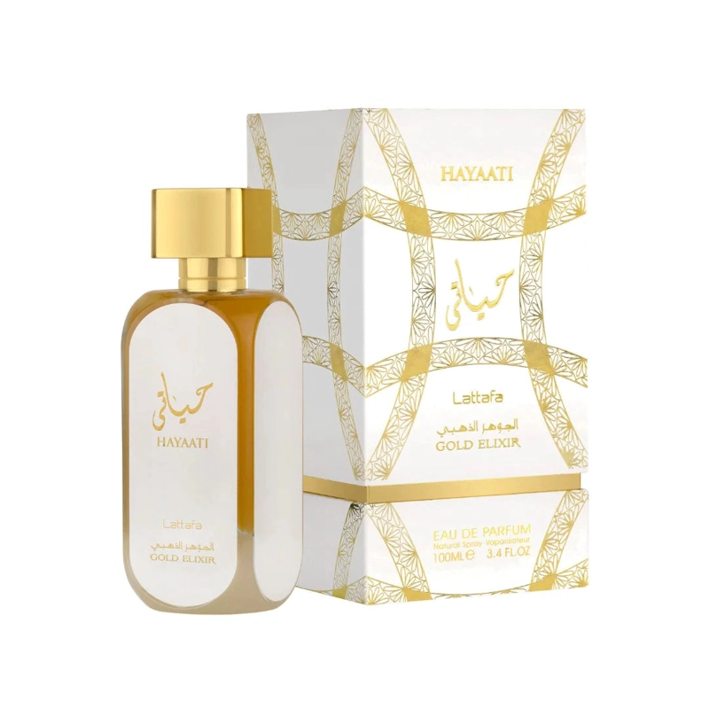 PERFUME HAYAATI GOLD ELIXIR LATTAFA EDP UNISEX 100 ML - 1