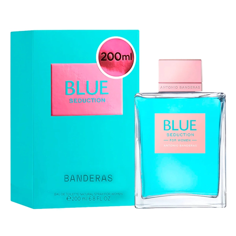 PERFUME ANTONIO BANDERAS BLUE SEDUCTION MUJER EDT 200 ML - 1
