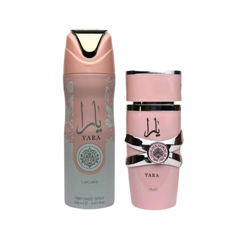 SET YARA EDP MUJER 100 ML + DESODORANTE SPRAY 200 ML LATTAFA - 2