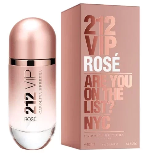 PERFUME 212 VIP ROSE CAROLINA HERRERA EDP MUJER 80 ML - 1