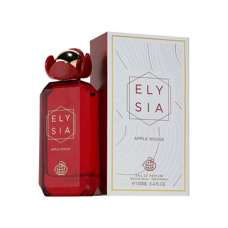 PERFUME ELYSIA APPLE ROUGE FRAGRANCE WORLD EDP MUJER 100 ML - 1