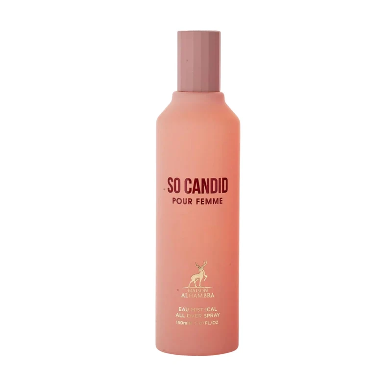 BODY SPRAY SO CANDID MAISON ALHAMBRA MUJER 150 ML - 2