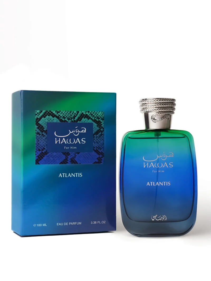 PERFUME HAWAS ATLANTIS FOR HIM RASASI EDP HOMBRE 100 ML - 1