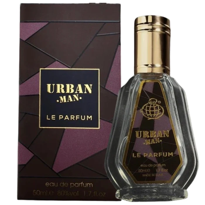 PERFUME URBAN MAN LE PARFUM FRAGRANCE WORLD EDP HOMBRE 50 ML - 2