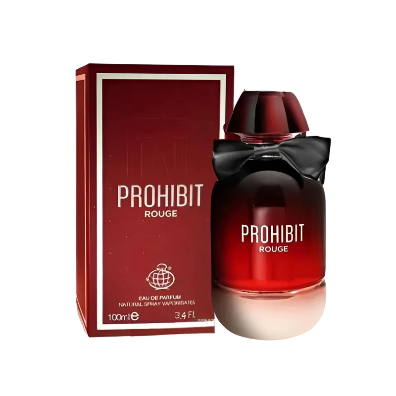 PERFUME PROHIBIT ROUGE FRAGRANCE WORLD EDP MUJER 100 ML - 1