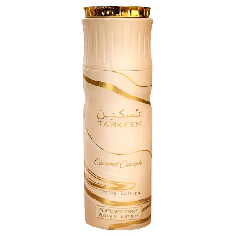 DESODORANTE TASKEEN CARAMEL CASCADE PARIS CORNER EDT UNISEX 200 ML - 1