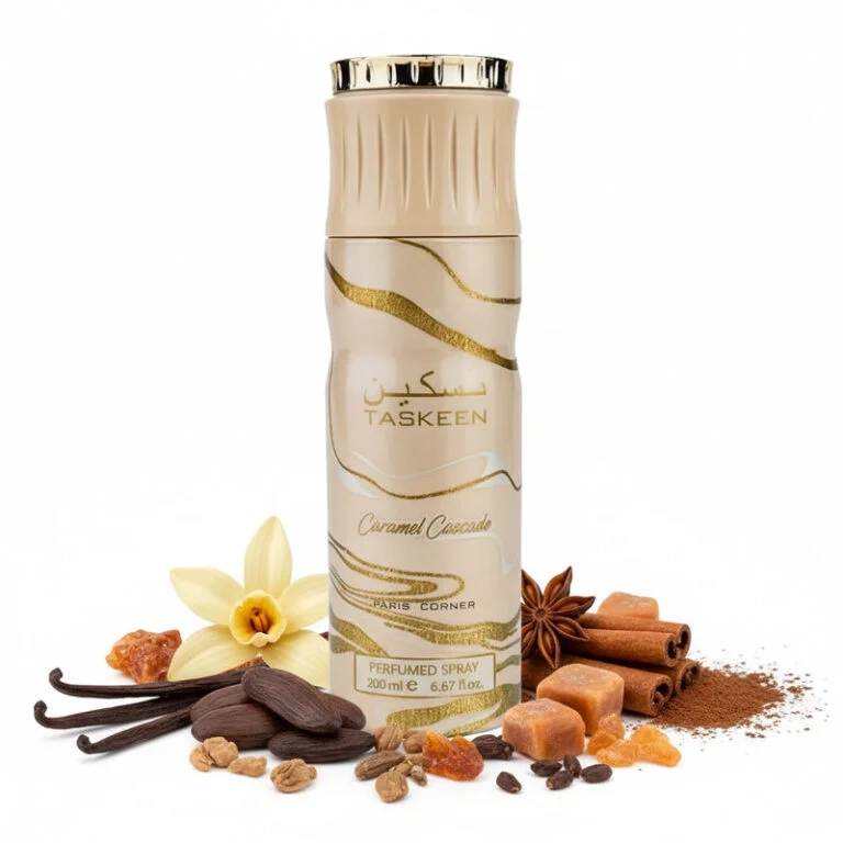 DESODORANTE TASKEEN CARAMEL CASCADE PARIS CORNER EDT UNISEX 200 ML - 2