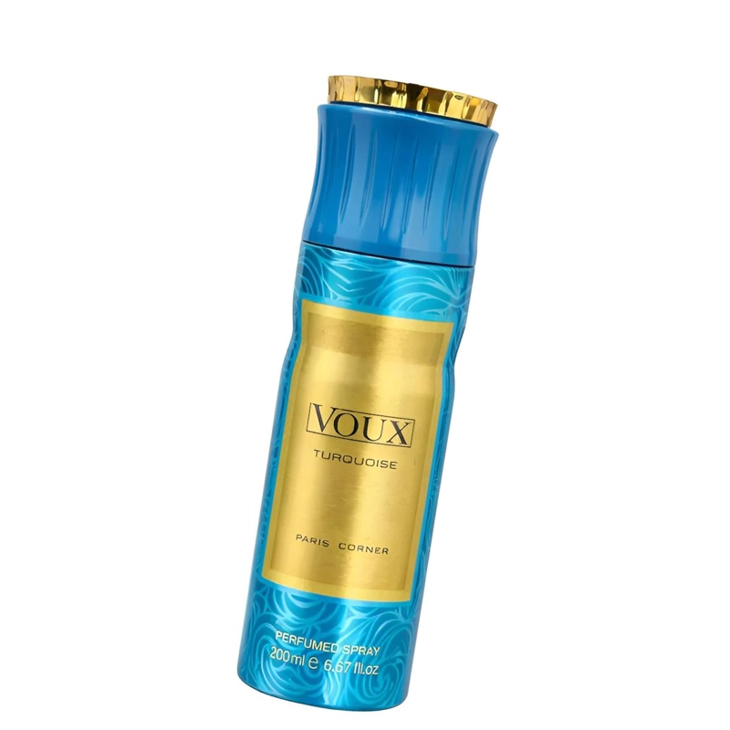 DESODORANTE VOUX TURQUOISE PARIS CORNER EDT UNISEX 200 ML - 2