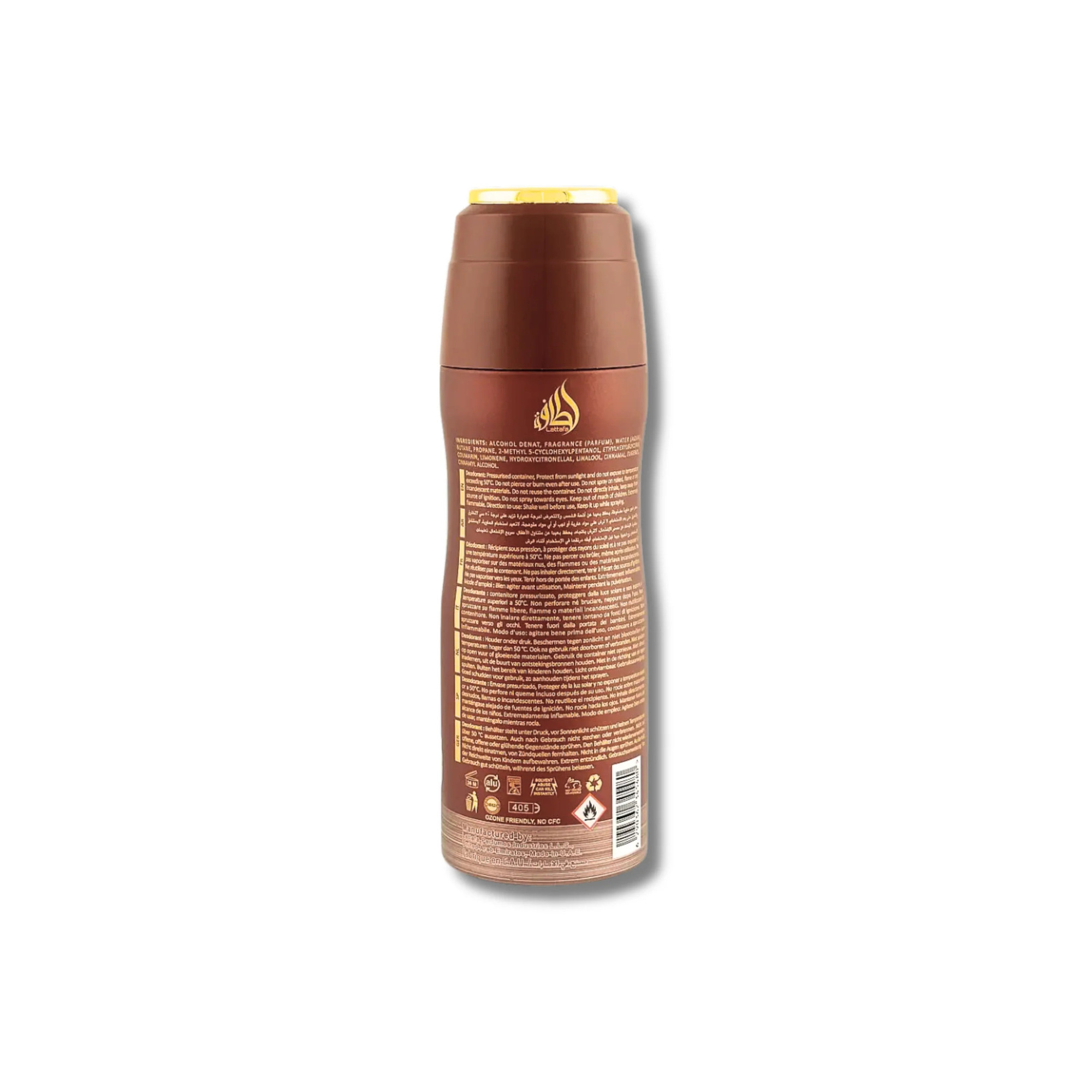DESODORANTE KHAMRAH QAHWA LATTAFA UNISEX 200 ML - 2