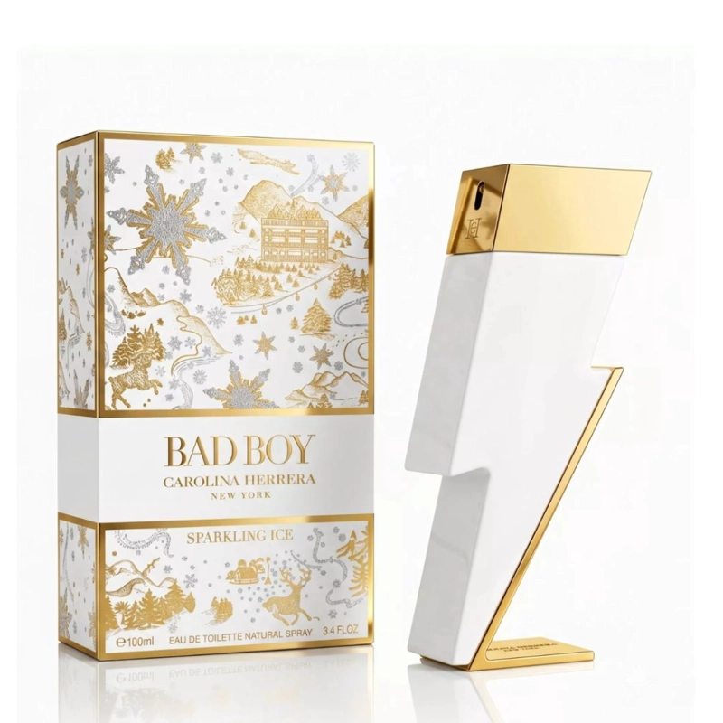 PERFUME BAD BOY SPARKLING ICE CAROLINA HERRERA EDT HOMBRE 100 ML - 1