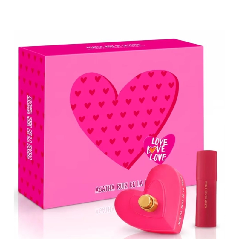 SET LOVE LOVE LOVE AGATHA RUIZ DE LA PRADA EDT MUJER 80 ML - 1