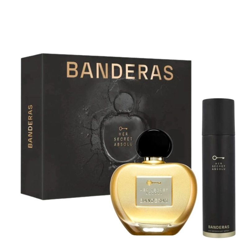 SET HER SECRET ABSOLU ANTONIO BANDERAS EDP MUJER 80 ML - 1