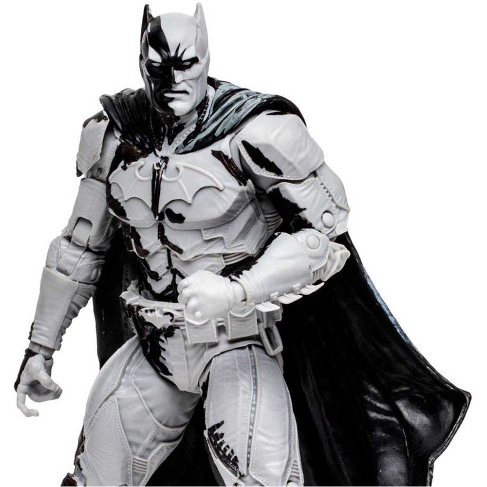 FIGURA MCFARLANE TOYS ACCIÓN THE BATMAN CON COMIC 7 PULGADA BLACK ADÁN - 2