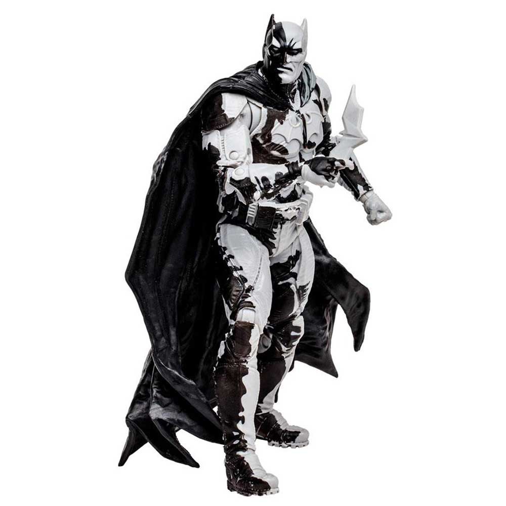 FIGURA MCFARLANE TOYS ACCIÓN THE BATMAN CON COMIC 7 PULGADA BLACK ADÁN - 3