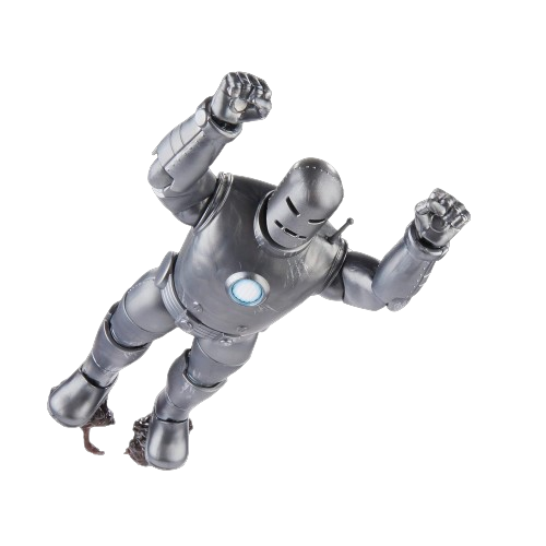 FIGURA DE ACCIÓN HASBRO PLATEADO MARVEL LEGENDS SERIES IRON MAN (MODEL 01) - 2