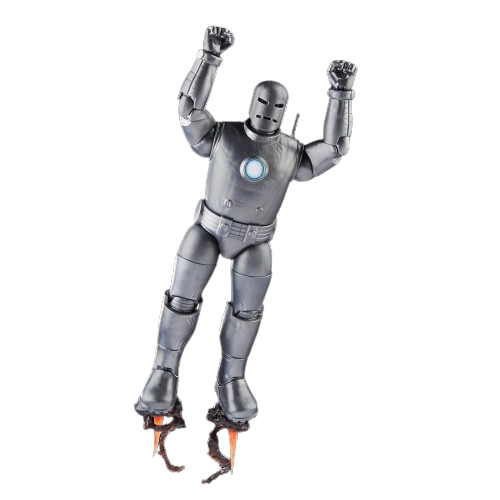 FIGURA DE ACCIÓN HASBRO PLATEADO MARVEL LEGENDS SERIES IRON MAN (MODEL 01) - 3