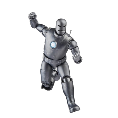 FIGURA DE ACCIÓN HASBRO PLATEADO MARVEL LEGENDS SERIES IRON MAN (MODEL 01) - 4