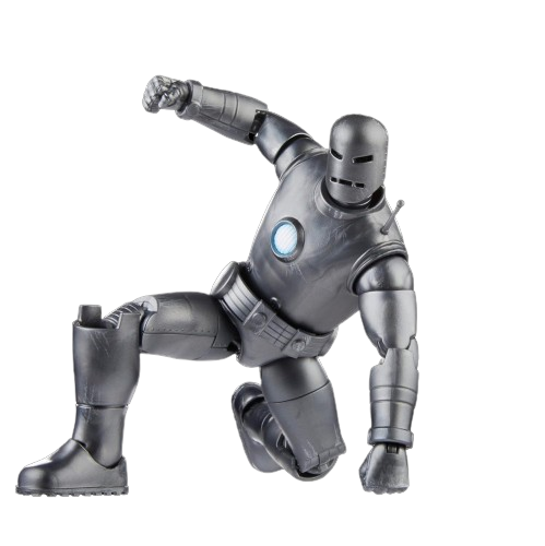 FIGURA DE ACCIÓN HASBRO PLATEADO MARVEL LEGENDS SERIES IRON MAN (MODEL 01) - 5