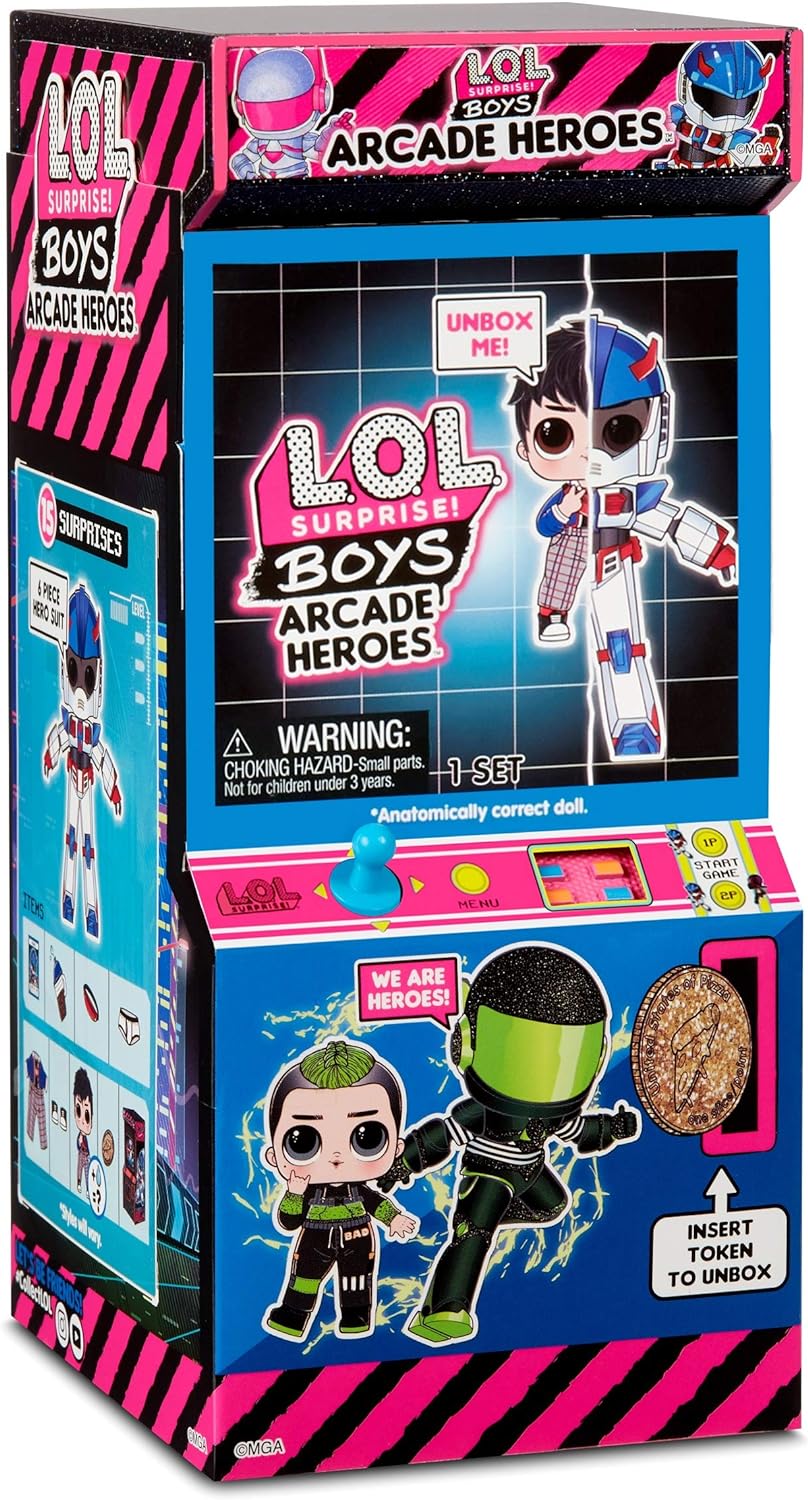 JUGUETE LOL SURPRISE ARCADE HEROES CON 15 SORPRESAS - 1