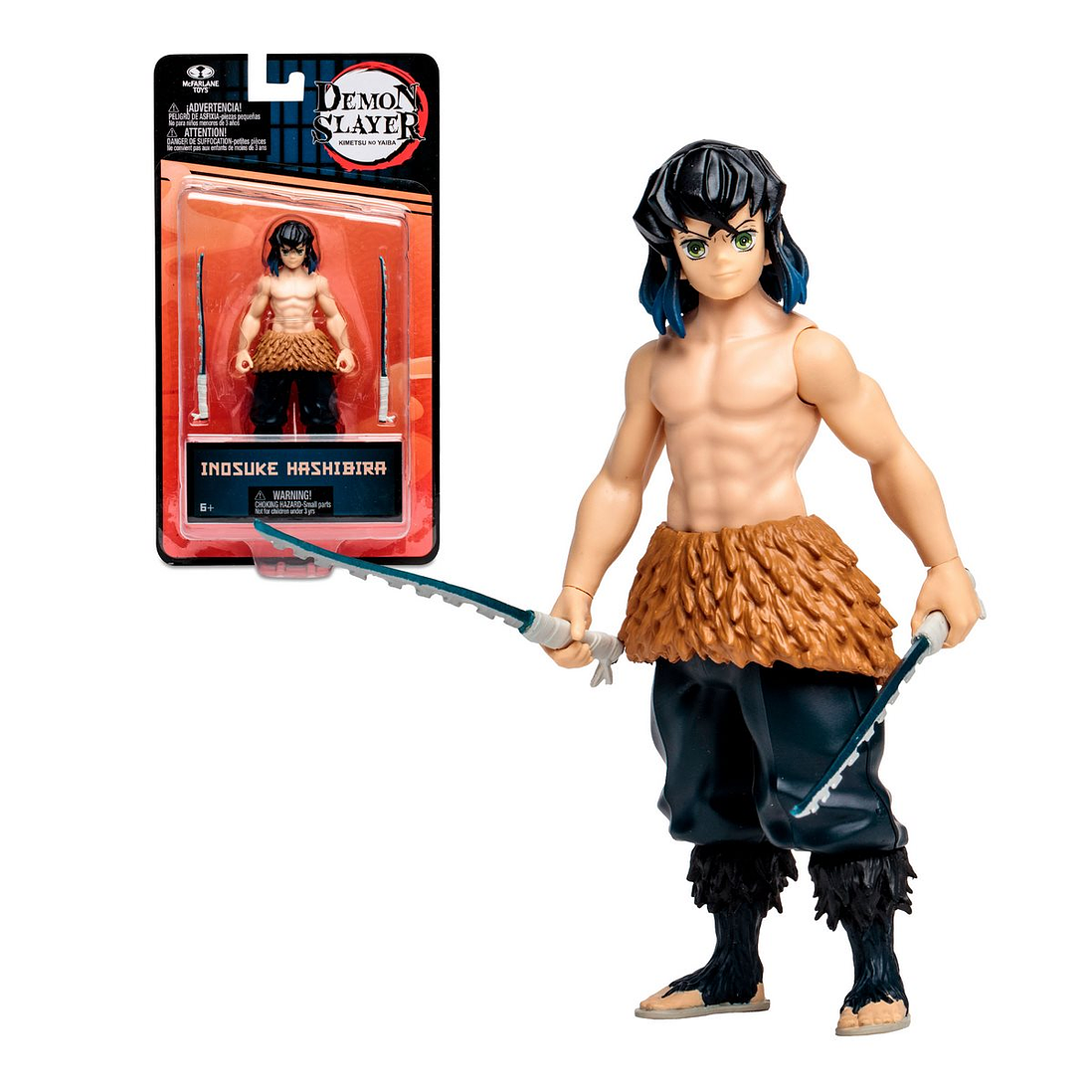 FIGURA DEMON SLAYER 13 CM - INOSUKE HASHIBIRA - 1