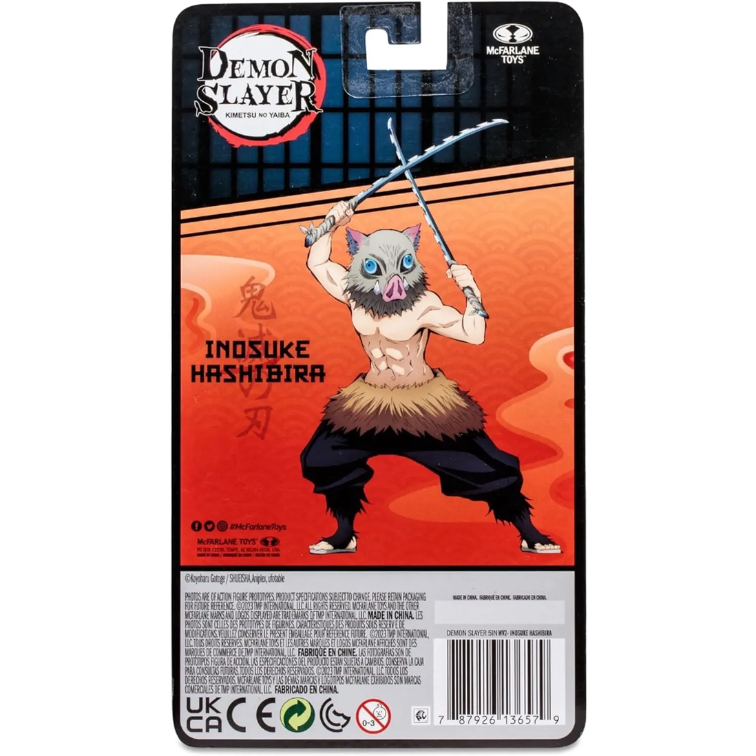 FIGURA DEMON SLAYER 13 CM - INOSUKE HASHIBIRA - 5
