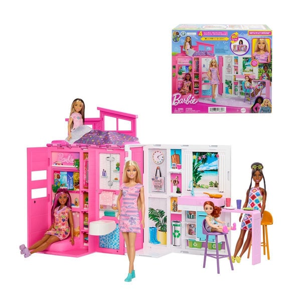 BARBIE CASA DE MUÑECAS GLAM CON MUÑECA JUEGO DE 360 GRADOS - 1