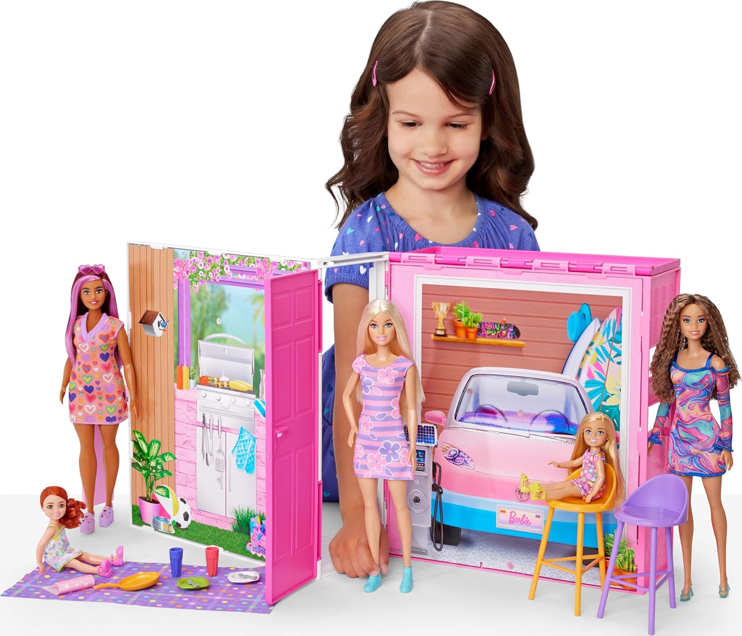 BARBIE CASA DE MUÑECAS GLAM CON MUÑECA JUEGO DE 360 GRADOS - 2