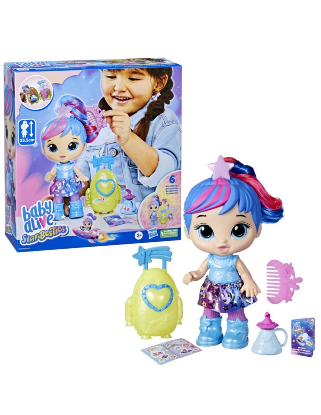 MUÑECA STAR BESTIES STELLAR SKYLAR BABY ALIVE - 8