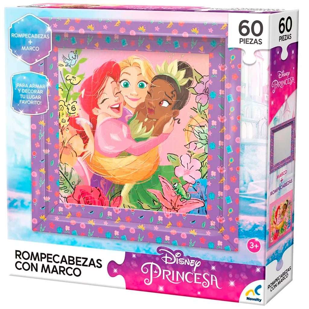 ROMPECABEZAS INFANTIL CON MARCO PRINCESAS DE 60 PIEZAS - 3