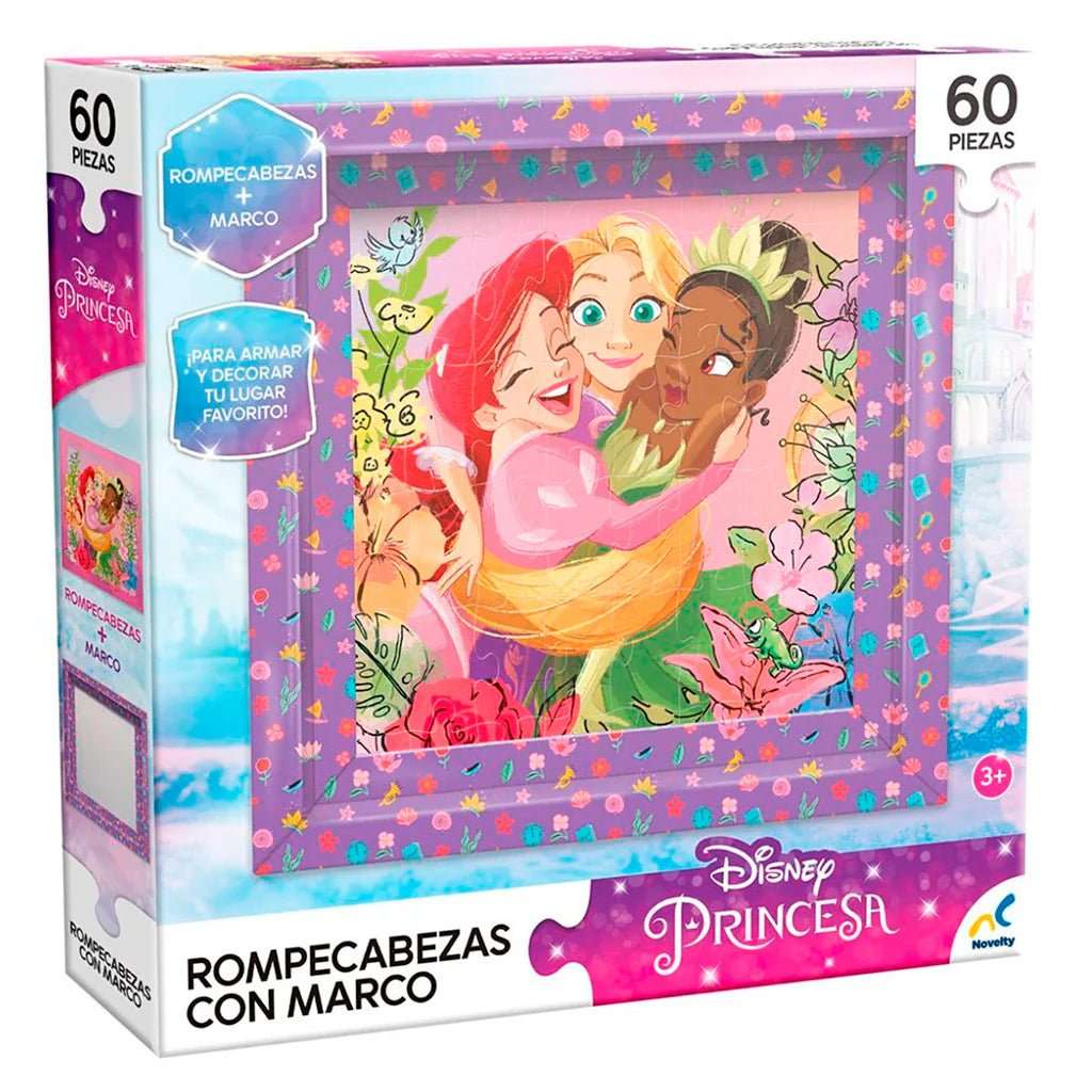 ROMPECABEZAS INFANTIL CON MARCO PRINCESAS DE 60 PIEZAS - 4