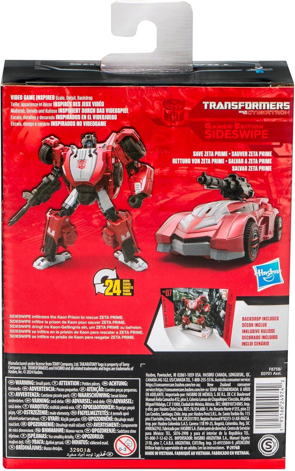 TRANSFORMERS STUDIO SERIES DELUXE GAMER EDITION SIDESWIPE 07 - 8