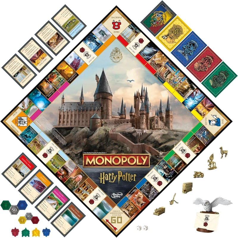 JUEGO DE MESA MONOPOLY HARRY POTTER - 3