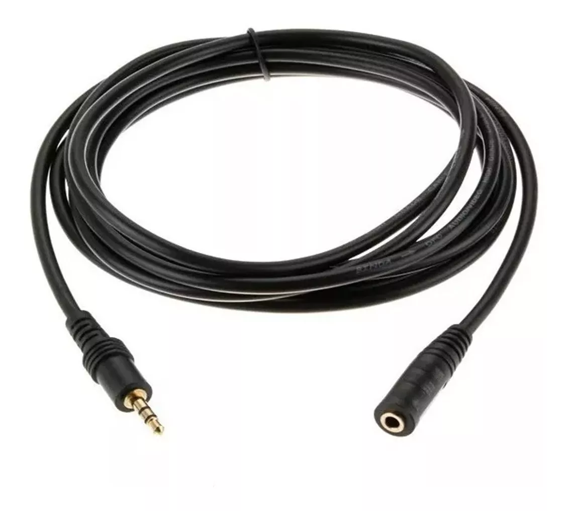 CABLE DE AUDIO PLUG 3.5MM 5 METROS M/H FACTURA/BOLETA - 2