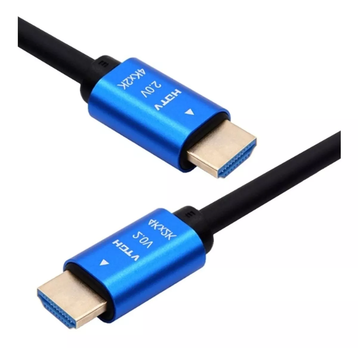 CABLE PREMIUM HDTV 2.0 4K 20MTS M/M CONEC BAÑO ORO - 4