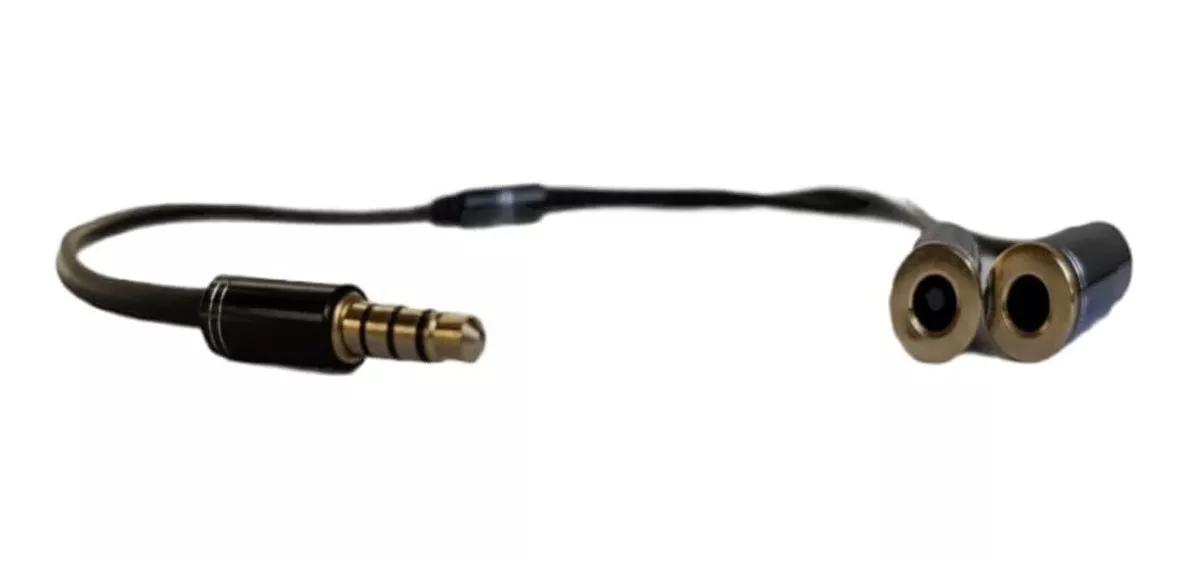 SPLITTER STEREO 3.5MM PLUG 2 SALIDAS, 23CMFACTURA/BOLETA - 2