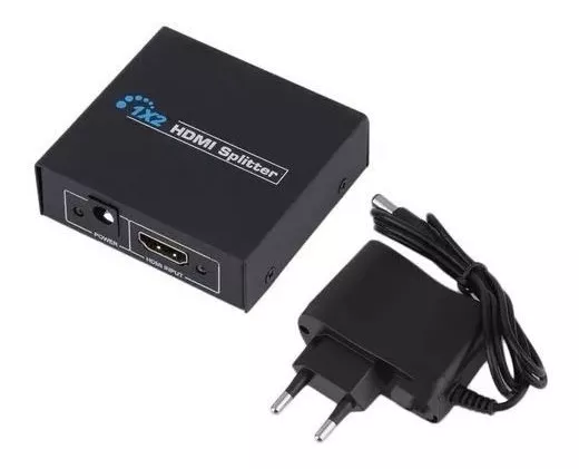 SPLITTER FERIATECNO HDTV 1X2 AMPLIFICADOR, V1.4, SOPORTA 3D - 3