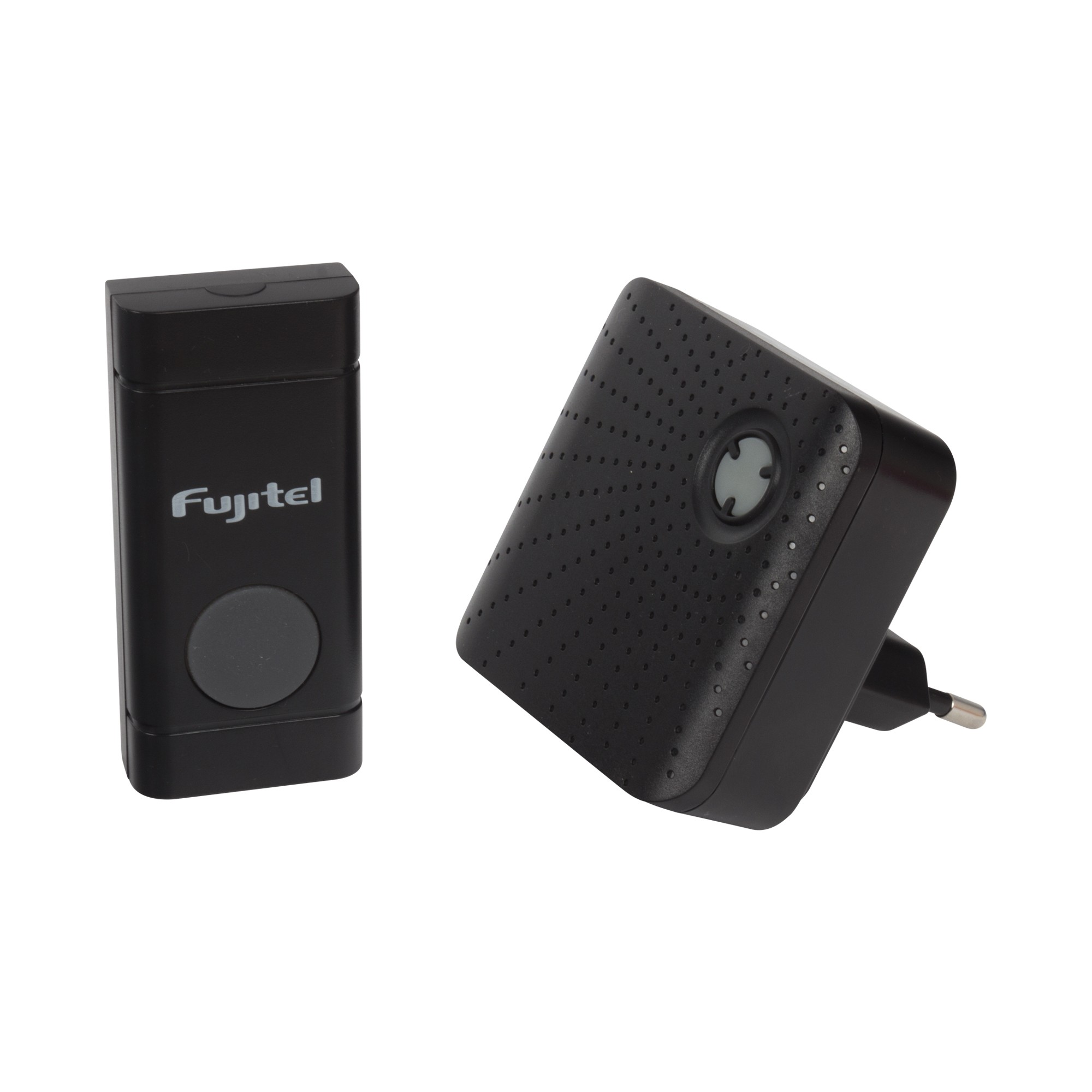 TIMBRE INALAMBRICO FUJITEL 70M 48 TONOS NEGRO TECNOCENTER - 1
