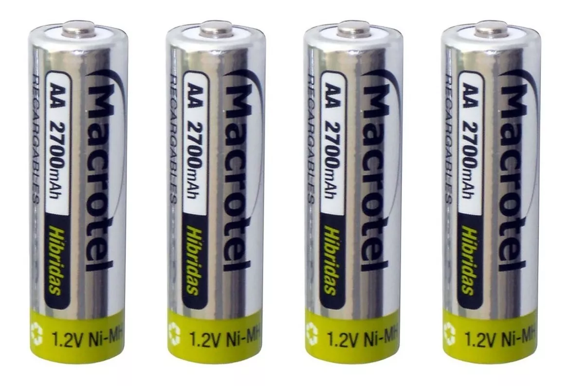 PILAS RECARGABLES AA 4 UNIDADES 2700 MAH. FACTURA/BOLETA - 1