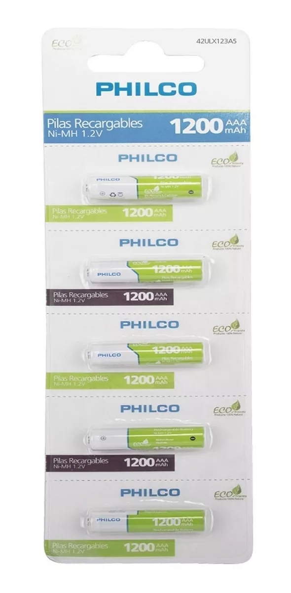 PILAS AAA RECARGABLE 5 UNIDADES 1200 MAH. BOLETA/FACTURA - 1
