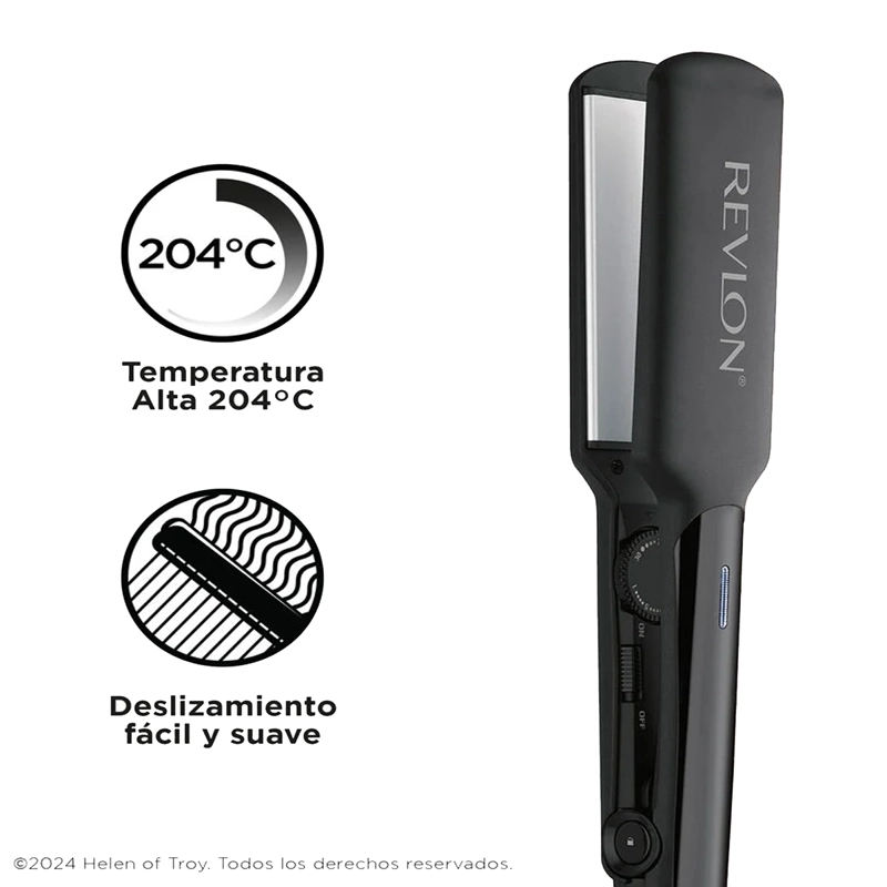 ALISADOR DE PELO 2”, PLACAS DE CERAMICA , REVLON. - 3