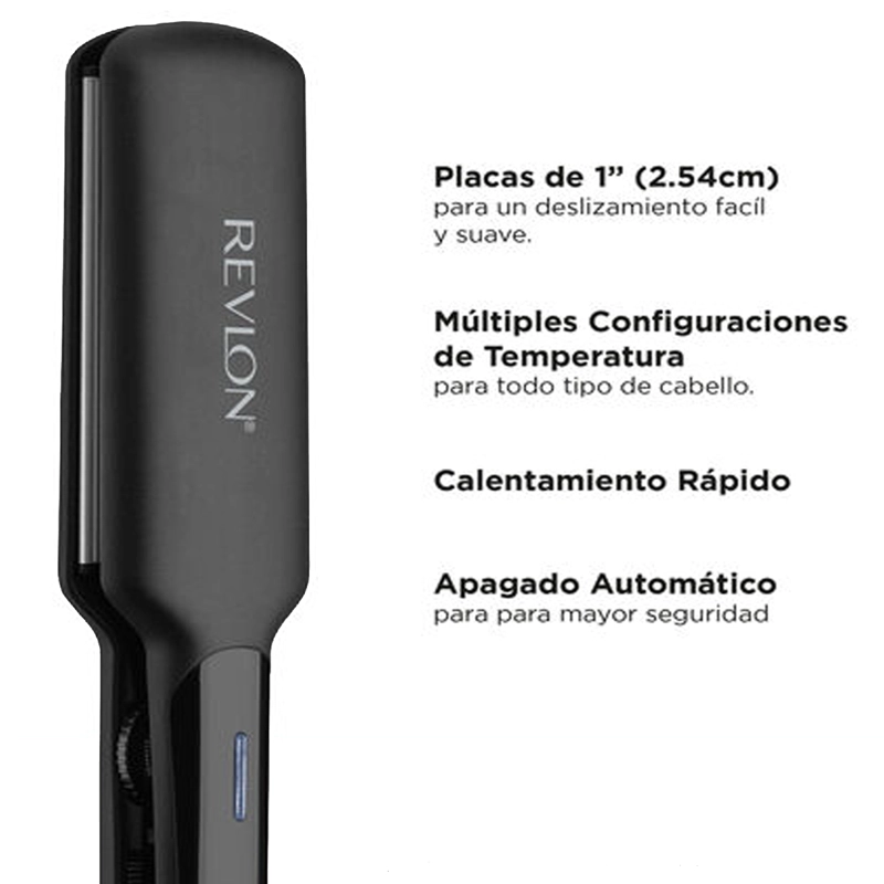 ALISADOR DE PELO 2”, PLACAS DE CERAMICA , REVLON. - 4