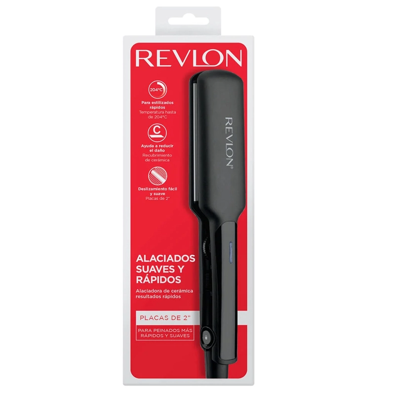 ALISADOR DE PELO 2”, PLACAS DE CERAMICA , REVLON. - 5
