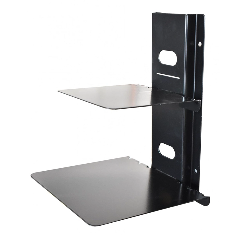 SOPORTE DOBLE PARA BLU RAY DVD DECO. METALICO NEGRO FAC B - 3