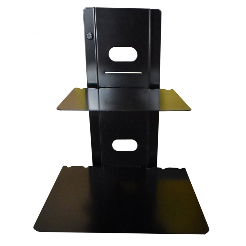 SOPORTE DOBLE PARA BLU RAY DVD DECO. METALICO NEGRO FAC B - 4