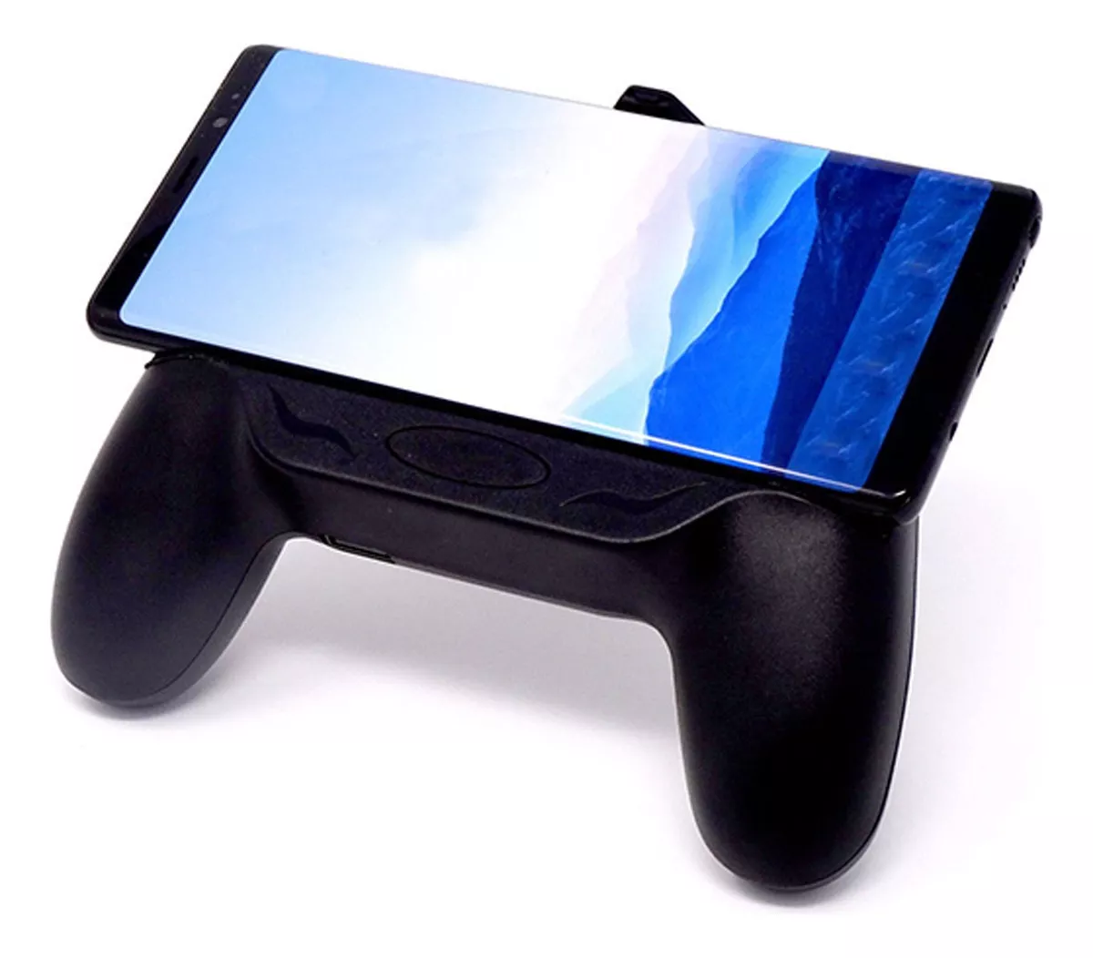 SOPORTE PARA CELULAR TIPO JOYSTICK, 2 VENTILADORES. NEGRO - 1